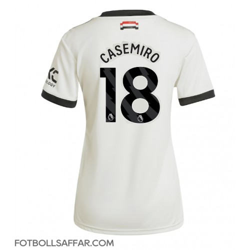 Manchester United Casemiro #18 Tredjeställ Dam 2024-25 Kortärmad